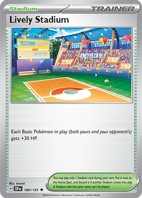 Lively Stadium - 180/191 - Uncommon (Inglés Reverse Holo NM)