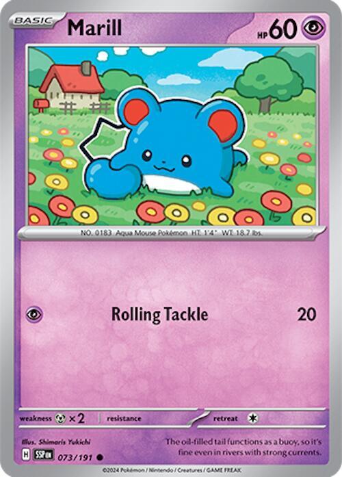 Marill - 073/191 - Common (Inglés NM)