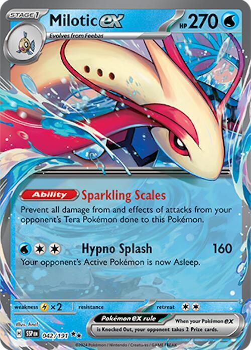 Milotic ex - 042/191 - Double Rare (Inglés Foil NM)