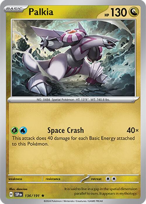 Palkia - 136/191 - Rare (Inglés Foil NM)