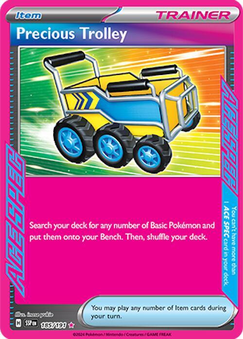 Precious Trolley - 185/191 - ACE SPEC Rare (Inglés Foil NM)