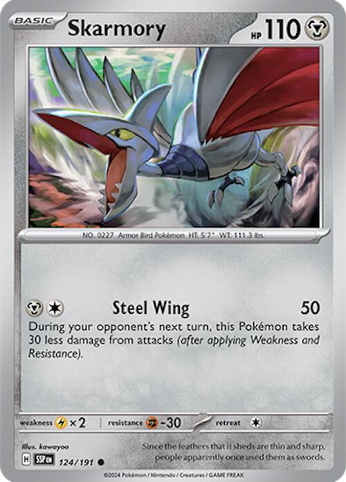Skarmory - 124/191 - Common (Inglés NM)
