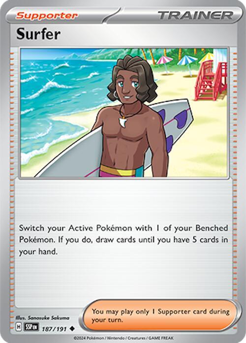 Surfer - 187/191 - Uncommon (Inglés NM)