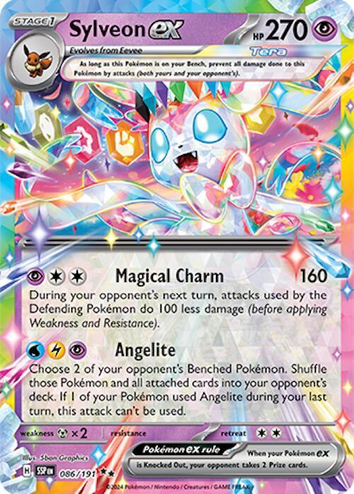 Sylveon ex - 086/191 - Double Rare (Inglés Foil NM)