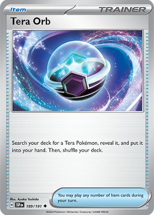 Tera Orb - 189/191 - Uncommon (Inglés NM)