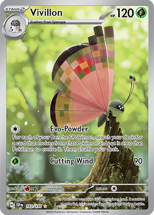 Vivillon - 193/191 - Illustration Rare (Inglés Foil NM)