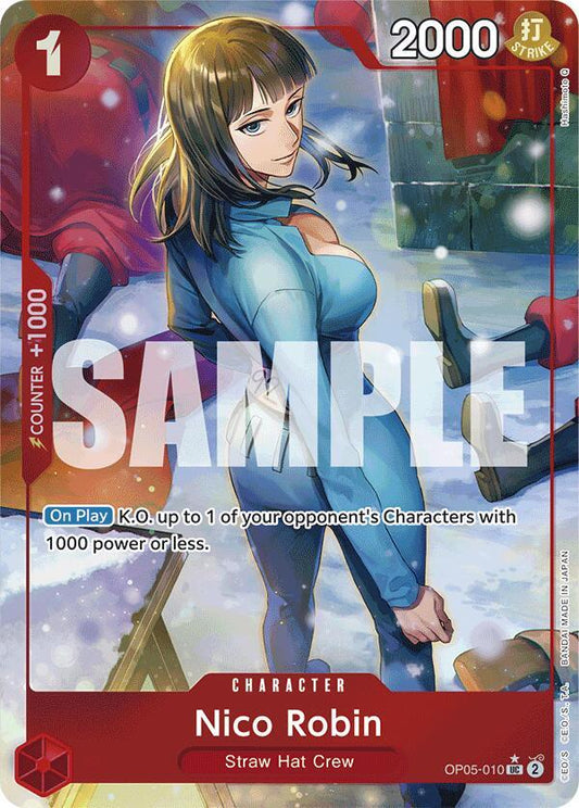 Nico Robin (Full Art) - OP05-010 - Full Art Foil (Inglés Foil NM)