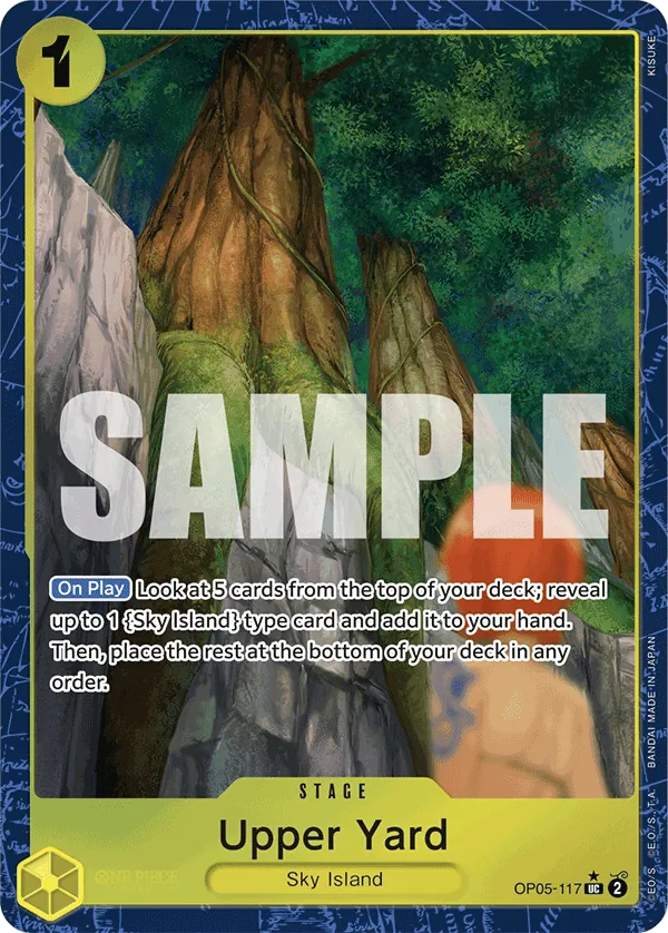 Upper Yard (Alternate Art) - OP05-117 - Alternate Art Foil (Inglés Foil NM)