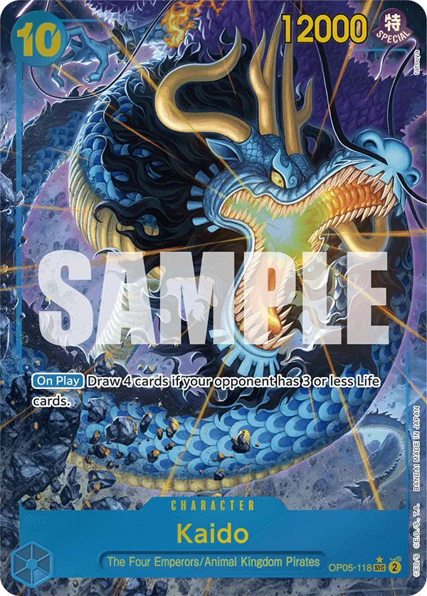 Kaido (OP05-118) (Alternate Art) - OP05-118 - Alternate Art Foil (Inglés Foil LP)