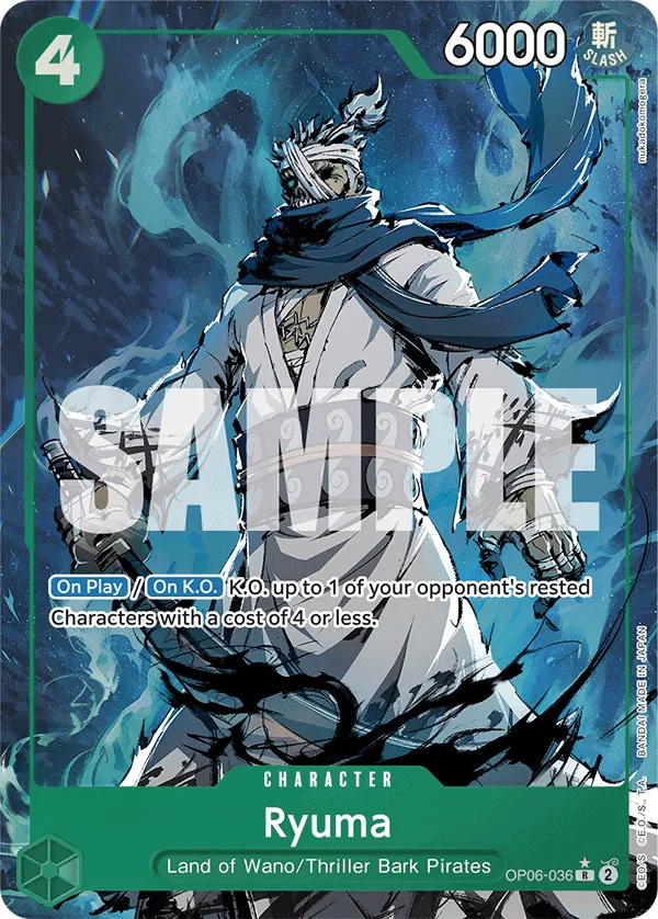 Ryuma (Alternate Art) - OP06-036 - Alternate Art Foil (Inglés Foil LP)