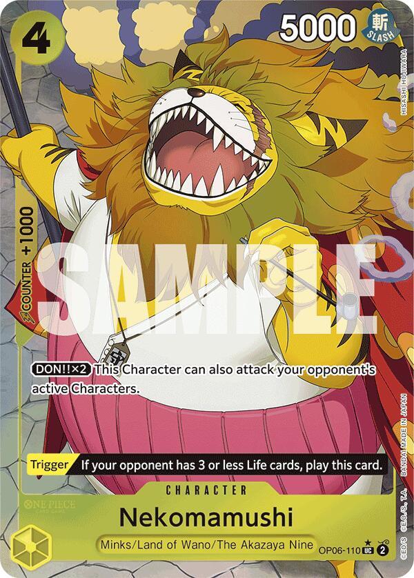 Nekomamushi (Full Art) - OP06-110 - Full Art Foil (Inglés Foil NM)