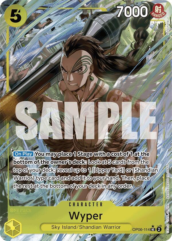 Wyper (Full Art) - OP06-114 - Full Art Foil (Inglés Foil NM)