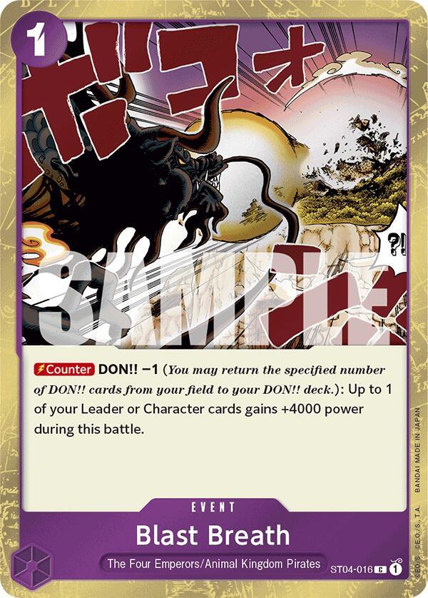 Blast Breath (Jolly Roger Foil) - ST04-016 - Pirate Foil Foil (Inglés Foil NM)