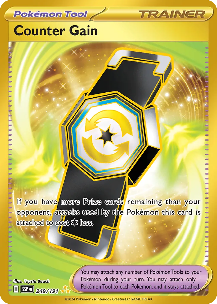 Counter Gain - 249/191 - Hyper Rare (Inglés Foil NM)