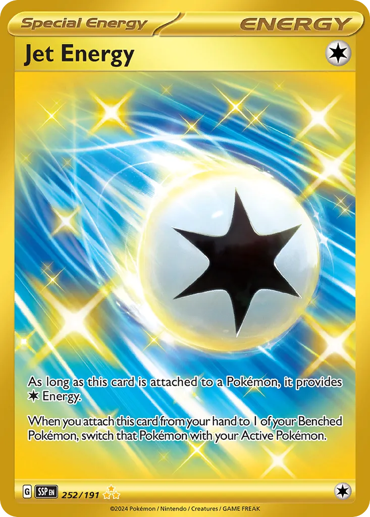 Jet Energy - 252/191 - Hyper Rare (Español Foil NM)