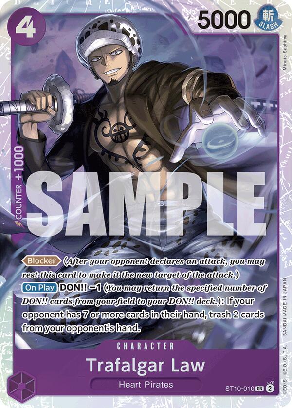 Trafalgar Law (ST10-010) (Reprint) - ST10-010 - Super Rare Foil (Inglés Foil NM)