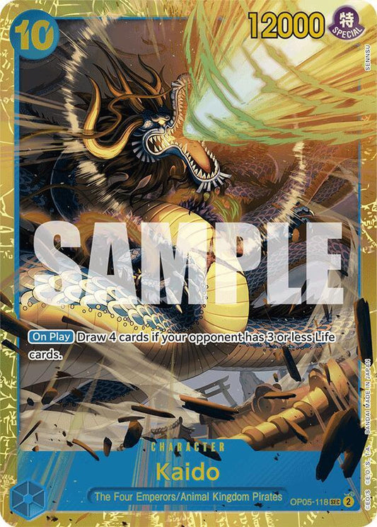Kaido (OP05-118) (Reprint) - OP05-118 - Secret Rare Foil (Inglés Foil NM)