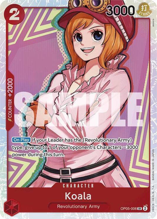 Koala (Reprint) - OP05-006 - Super Rare Foil (Inglés Foil NM)