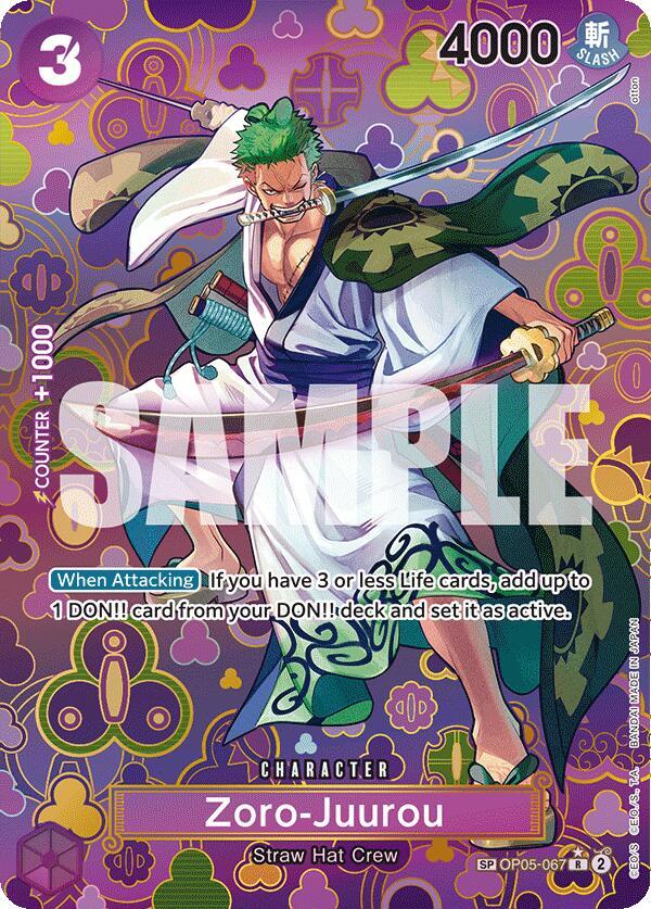 Zoro-Juurou (SP) - OP05-067 - Special Card Foil (Inglés Foil LP)