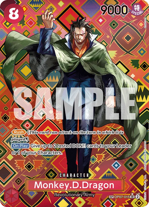 Monkey.D.Dragon (SP) - OP07-015 - Special Card Foil (Inglés Foil NM)
