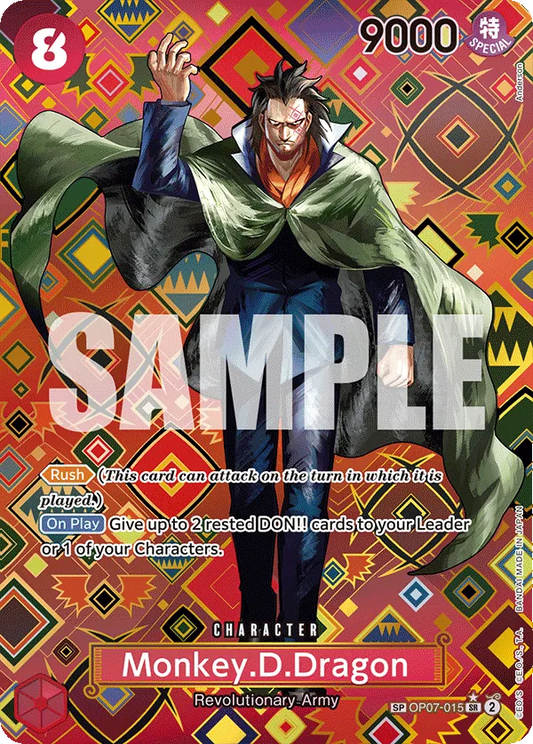 Monkey.D.Dragon (SP) - OP07-015 - Special Card Foil (Inglés Foil NM)