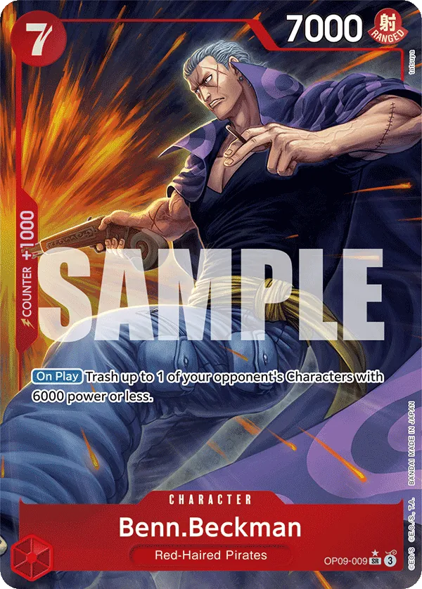 Benn.Beckman (Parallel) - OP09-009 - Alternate Art Foil (Inglés Foil NM)