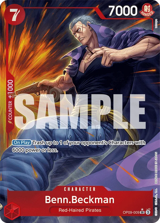 Benn.Beckman (Parallel) - OP09-009 - Alternate Art Foil (Inglés Foil NM)