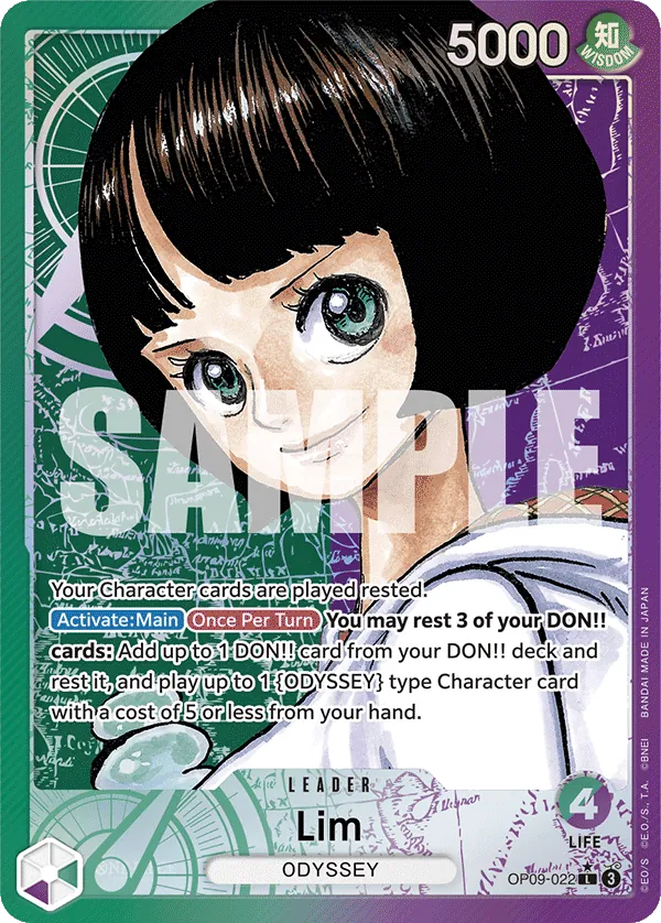 Lim (022) (Parallel) - OP09-022 - Alternate Art Foil (Inglés Foil NM)