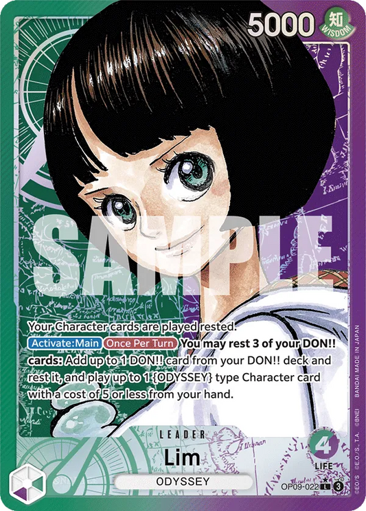 Lim (022) (Parallel) - OP09-022 - Alternate Art Foil (Inglés Foil NM)