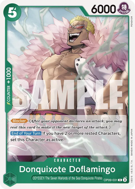 Donquixote Doflamingo - OP09-031 - Rare Foil (Inglés Foil NM)