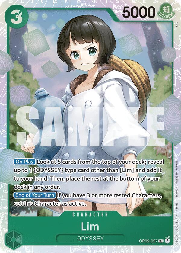 Lim (037) - OP09-037 - Super Rare Foil (Inglés Foil NM)