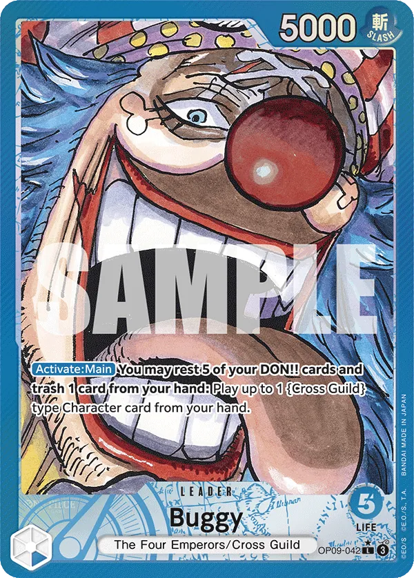 Buggy (042) (Parallel) - OP09-042 - Alternate Art Foil (Inglés Foil NM)