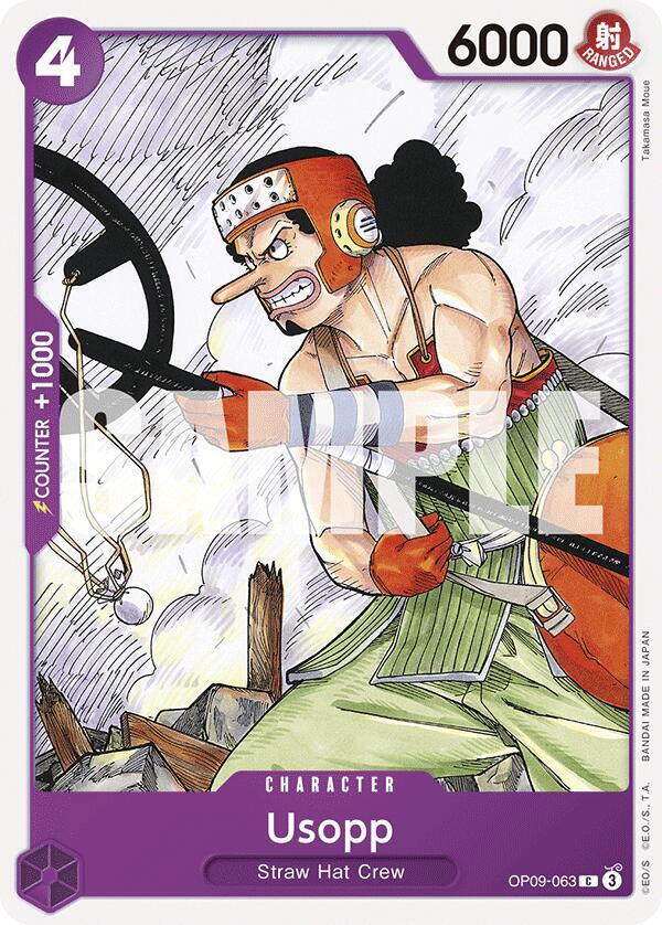 Usopp (063) - OP09-063 - Common (Inglés NM)