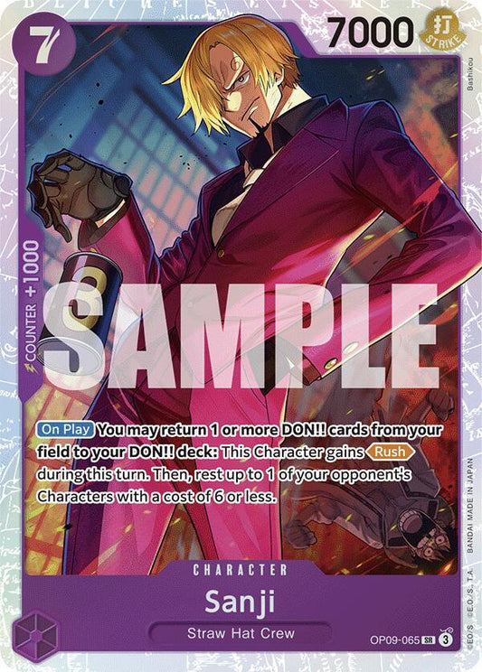 Sanji (065) - OP09-065 - Super Rare Foil (Inglés Foil NM)