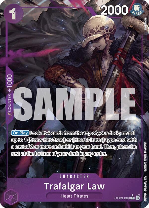 Trafalgar Law (069) (Parallel) - OP09-069 - Alternate Art Foil (Inglés Foil NM)