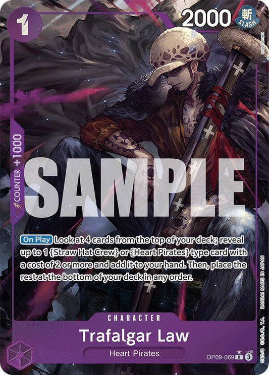 Trafalgar Law (069) (Parallel) - OP09-069 - Alternate Art Foil (Inglés Foil NM)