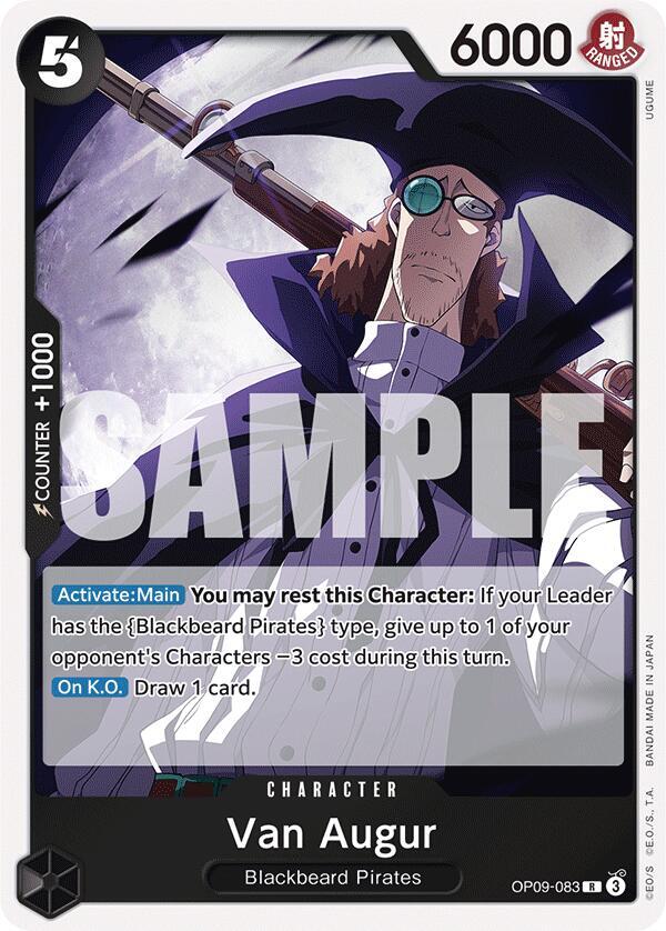 Van Augur - OP09-083 - Rare Foil (Inglés Foil NM)