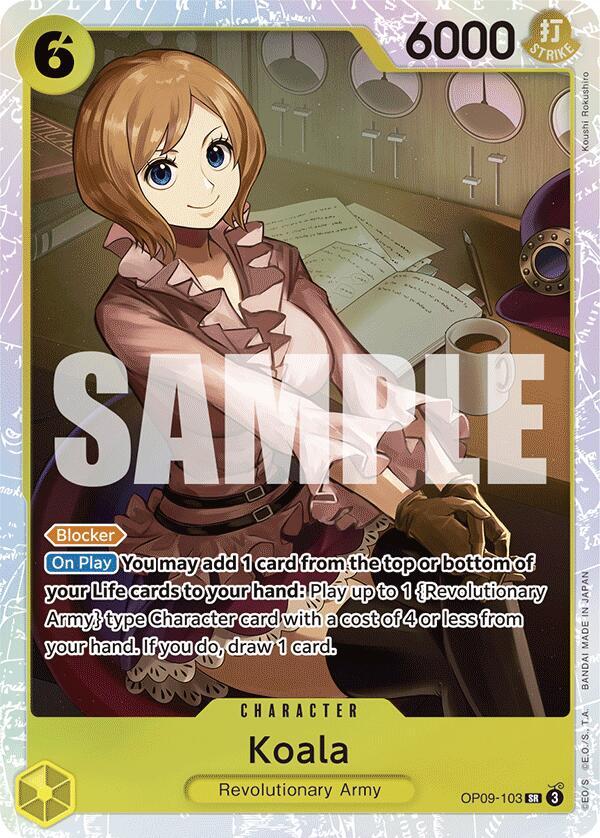 Koala - OP09-103 - Super Rare Foil (Inglés Foil NM)