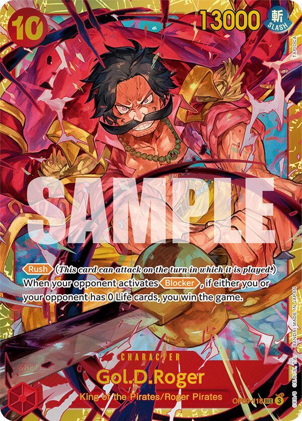 Gol.D.Roger - OP09-118 - Secret Rare Foil (Inglés Foil NM)