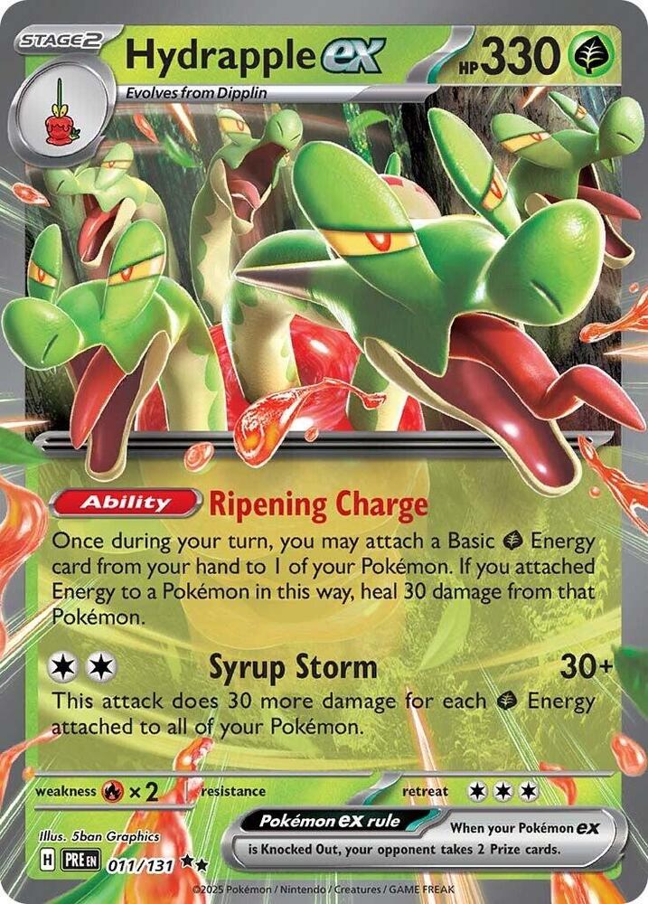 Hydrapple ex - 011/131 - Double Rare (Español Foil NM)