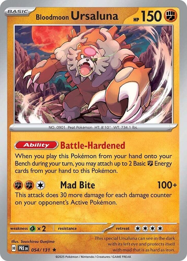 Bloodmoon Ursaluna - 054/131 - Rare (Inglés Foil NM)