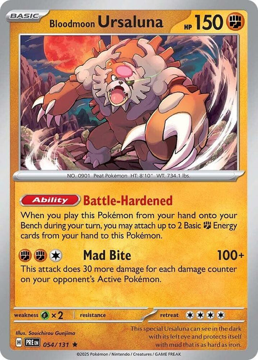 Bloodmoon Ursaluna - 054/131 - Rare (Inglés Foil NM)