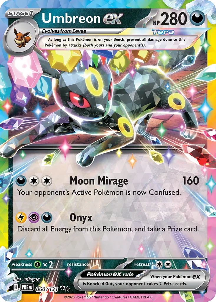 Umbreon ex - 060/131 - Double Rare (Inglés Foil NM)
