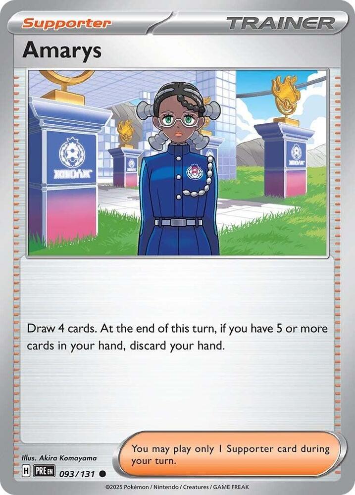 Amarys - 093/131 - Common (Inglés NM)