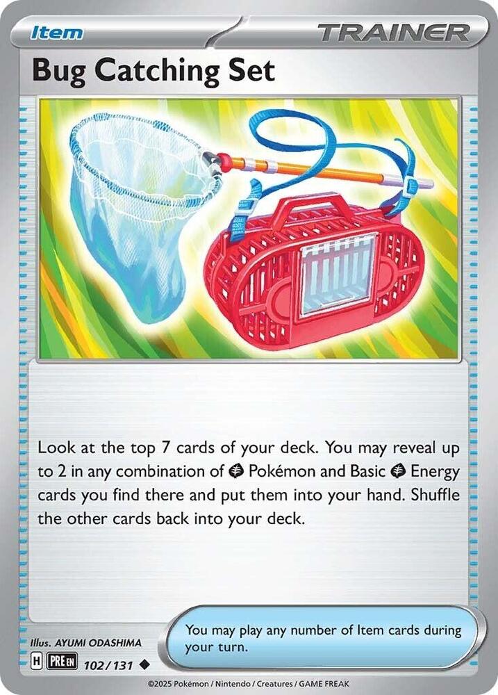 Bug Catching Set - 102/131 - Uncommon (Inglés NM)