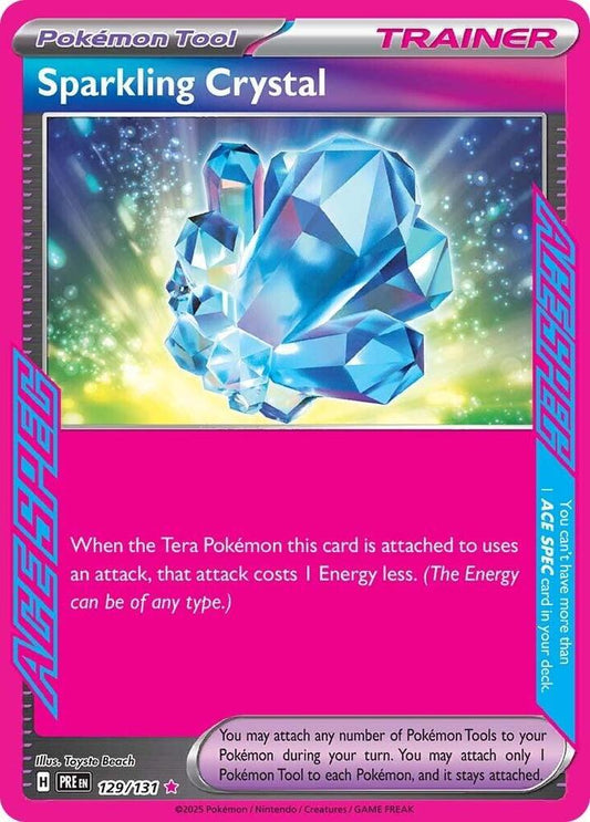 Sparkling Crystal - 129/131 - ACE SPEC Rare (Español Foil NM)