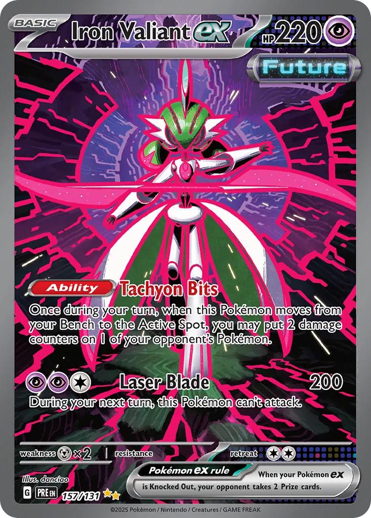 Iron Valiant ex - 157/131 - Special Illustration Rare (Inglés Foil NM)