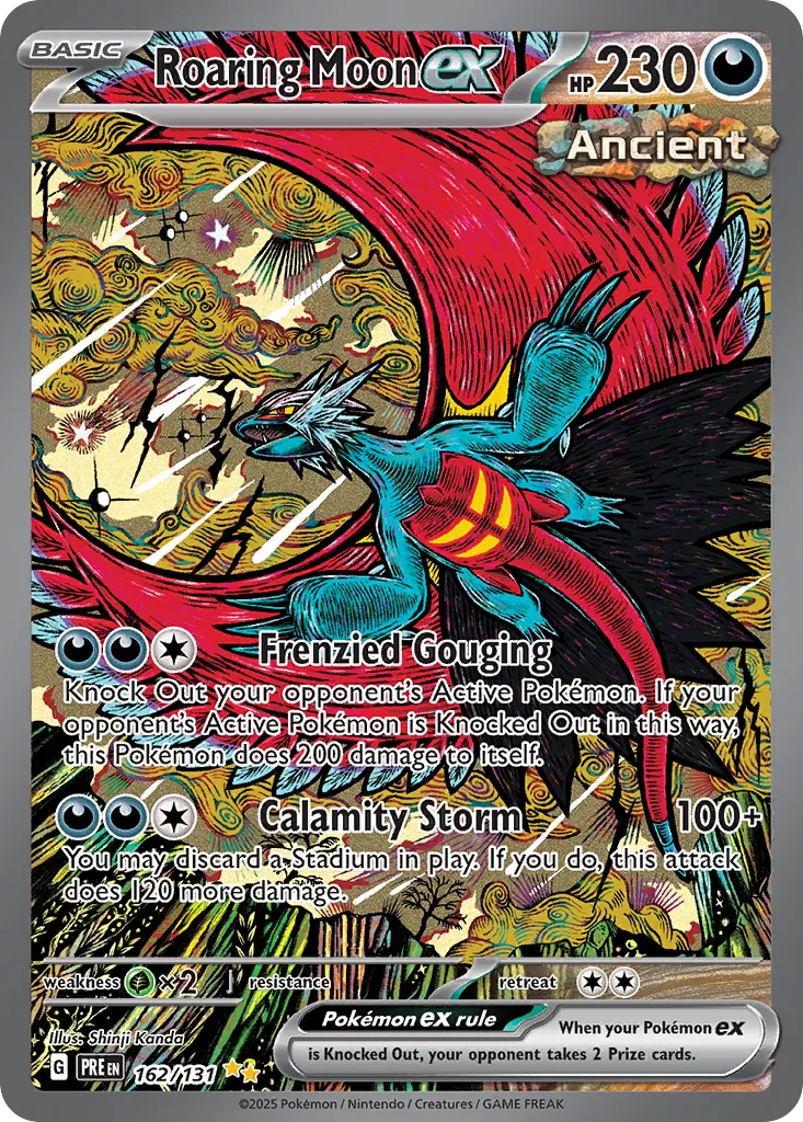 Roaring Moon ex - 162/131 - Special Illustration Rare (Inglés Foil NM)