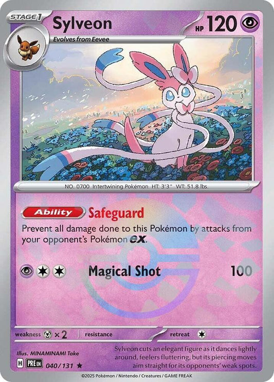 Sylveon (Poke Ball Pattern) - 040/131 - Rare (Inglés Foil NM)