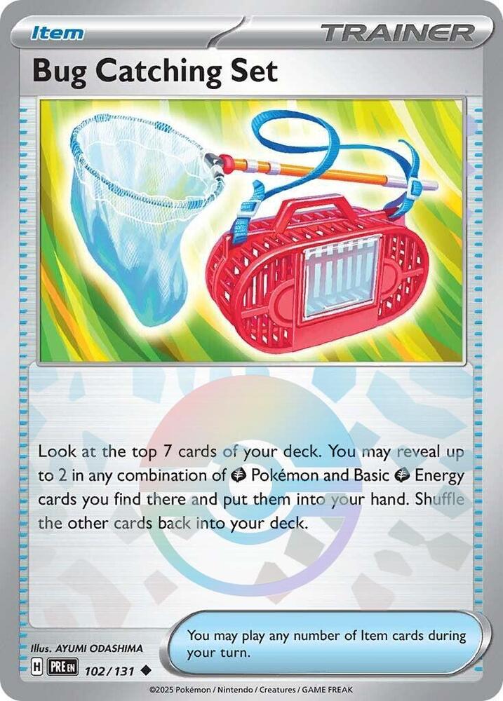 Bug Catching Set (Poke Ball Pattern) - 102/131 - Uncommon (Español Foil NM)